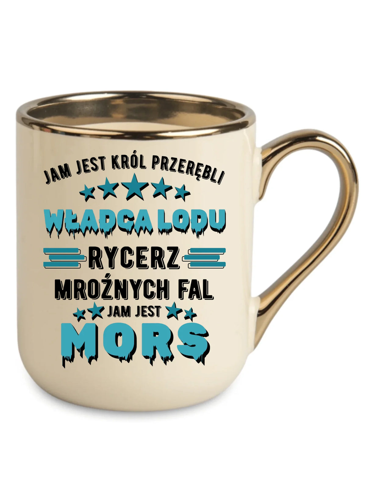 Kubek elegant - prezent dla morsa - Jam jest Król przerębli Jam jest mors HM13