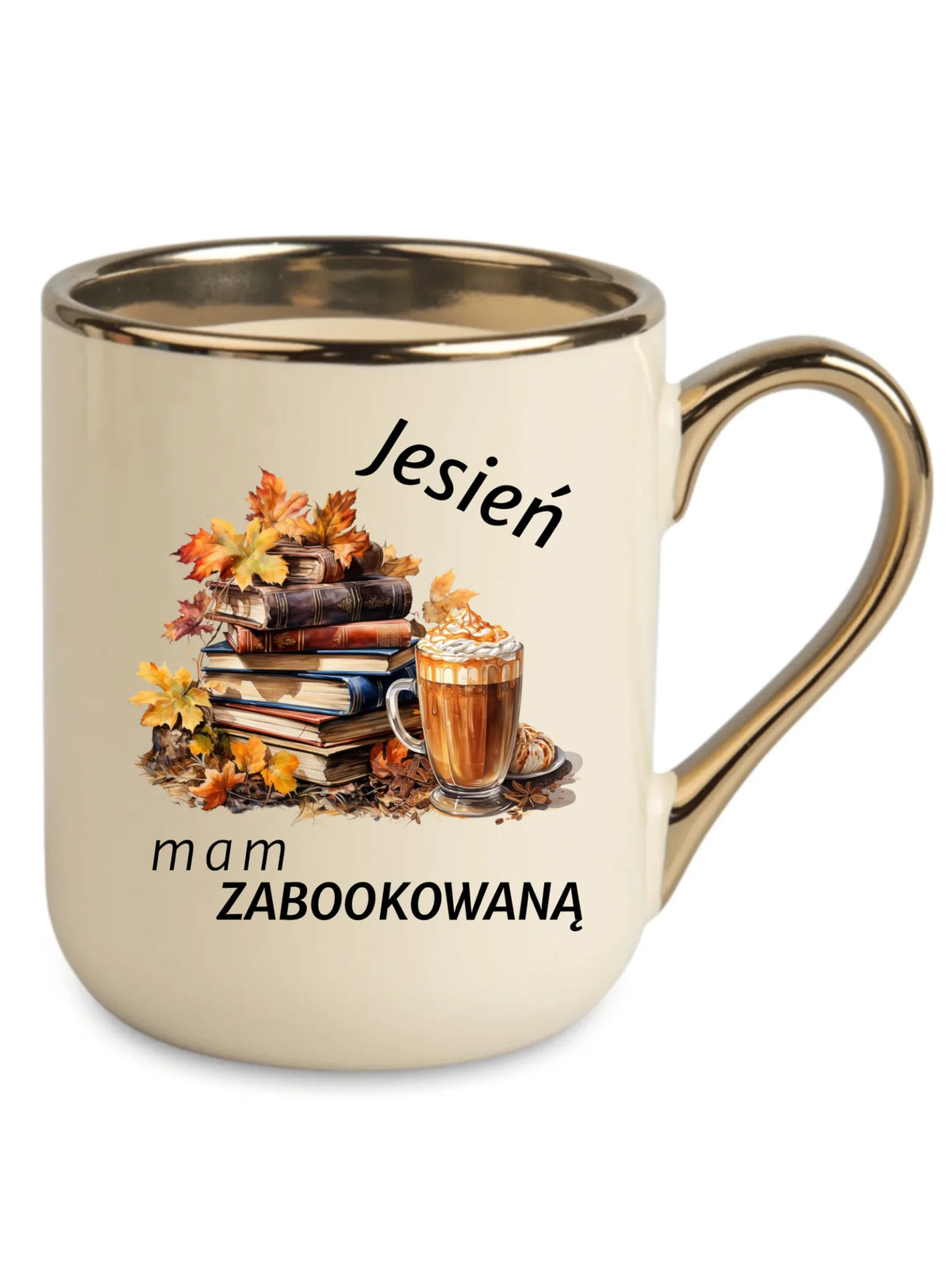 Kubek elegant jesienny - Jesień mam zabookowaną JS28