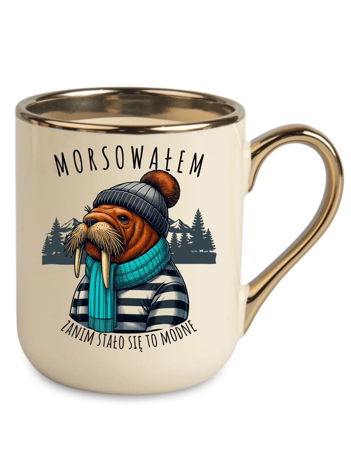 Kubek elegant - prezent dla morsa - Morsowałem zanim stało się to modne - Mors HM08