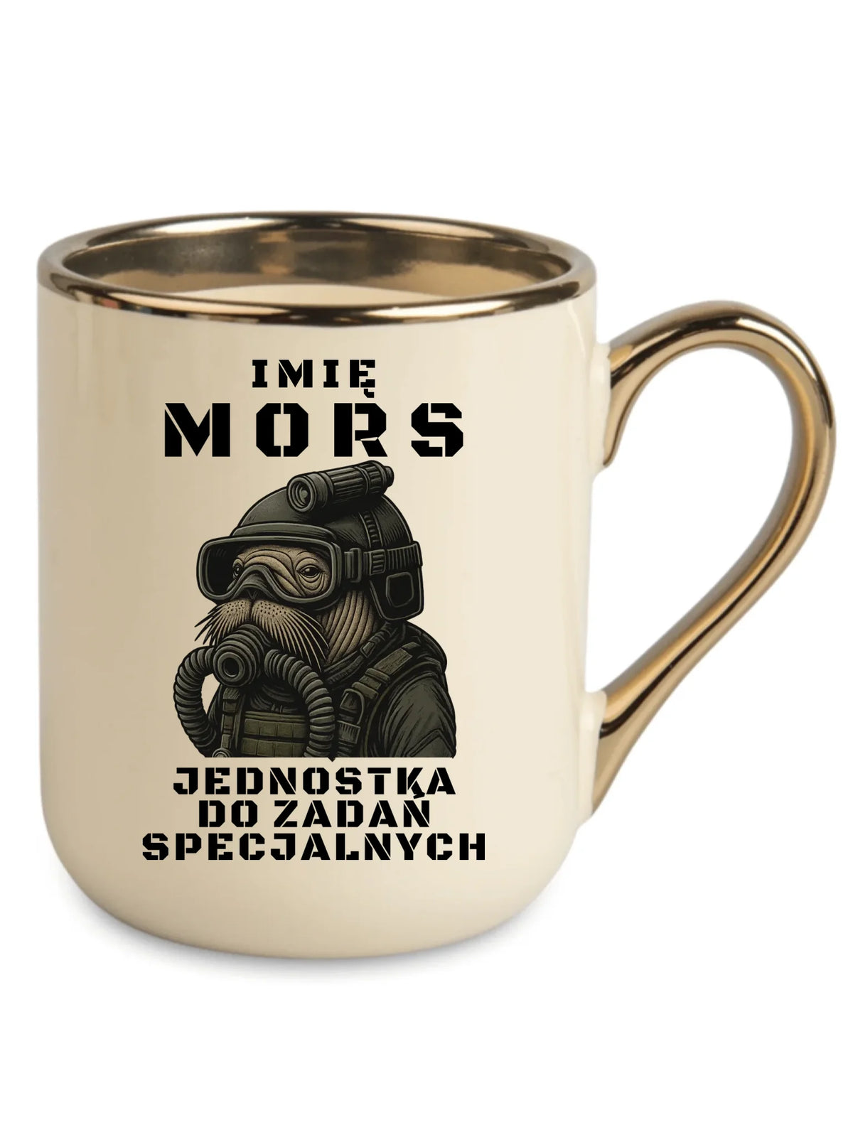 Kubek elegant - prezent dla morsa - Mors do zadań specjalnych - personalizowany HM07