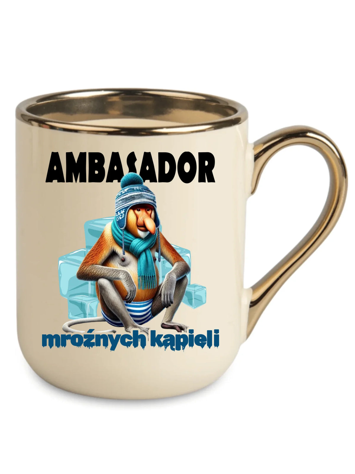 Kubek elegant - prezent dla morsa - Janusz Nosacz Mors - Ambasador mroźnych kąpieli HM03
