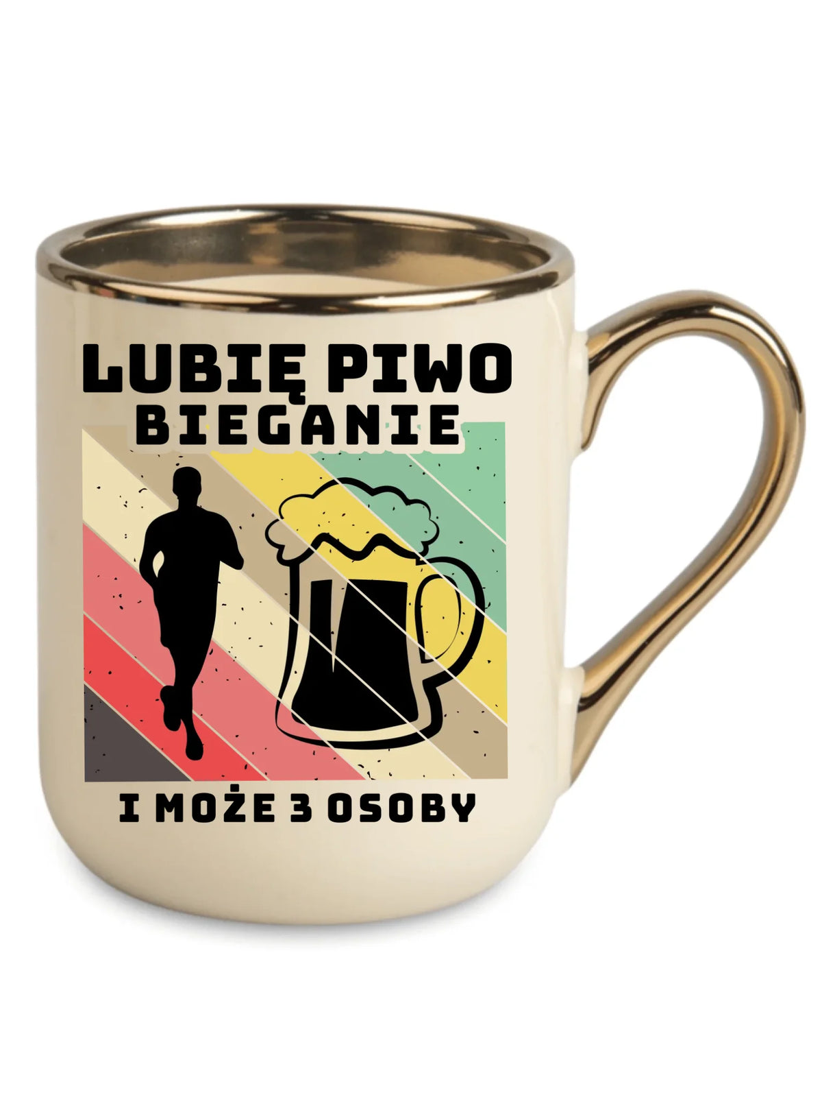 Kubek elegant dla biegacza - Lubię piwo bieganie HB01