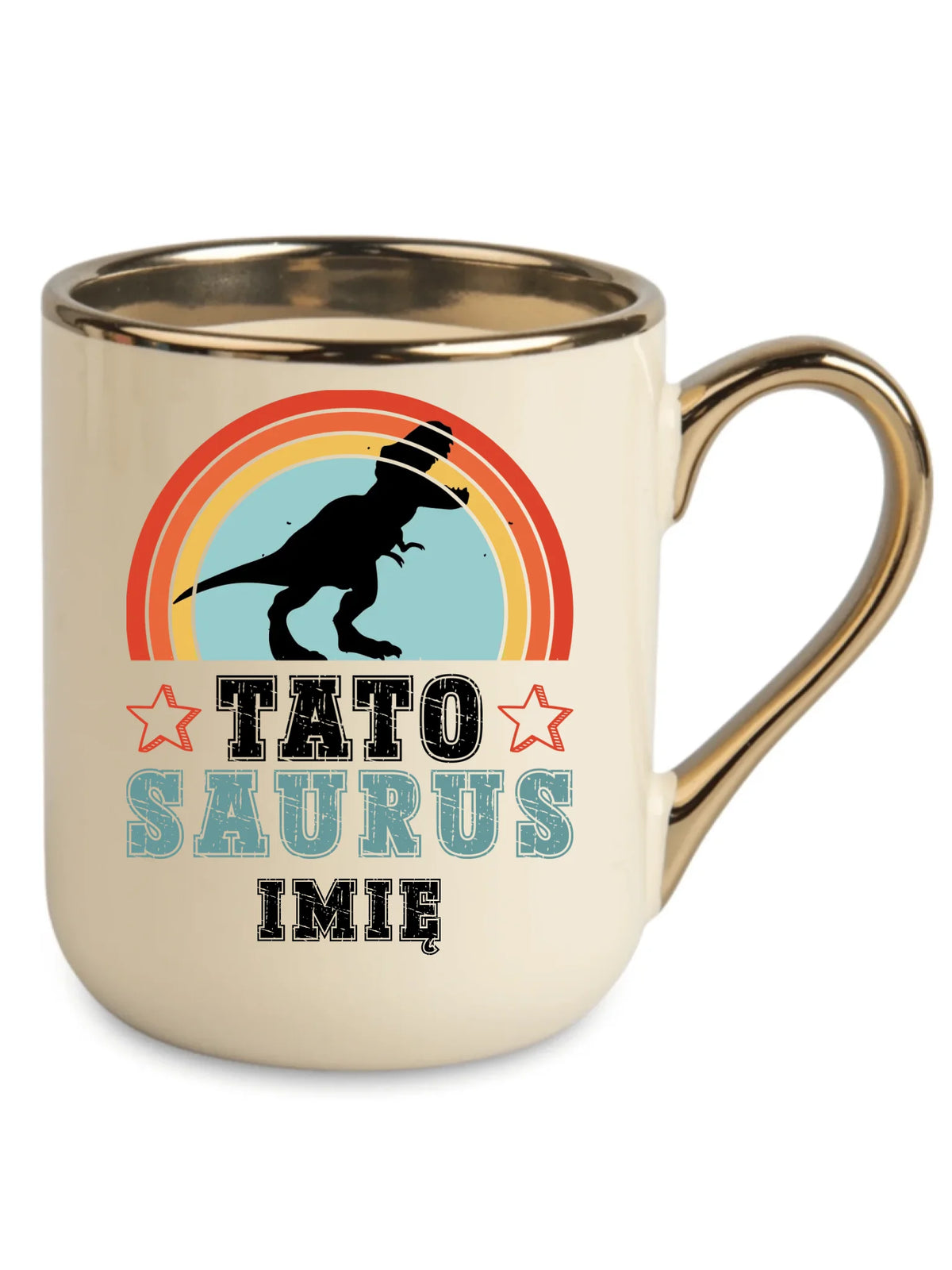 Kubek elegant dla taty - Tato Saurus - personalizowany DT03