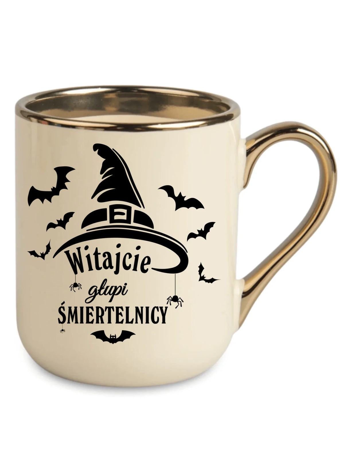 Kubek elegant na Halloween - Witajcie głupi śmiertelnicy HL23