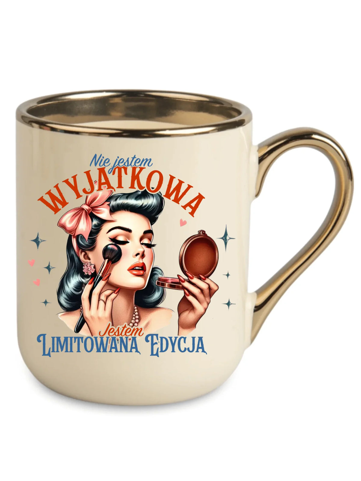 Kubek elegant – Nie jestem wyjątkowa, jestem limitowaną edycją - retro DZ10