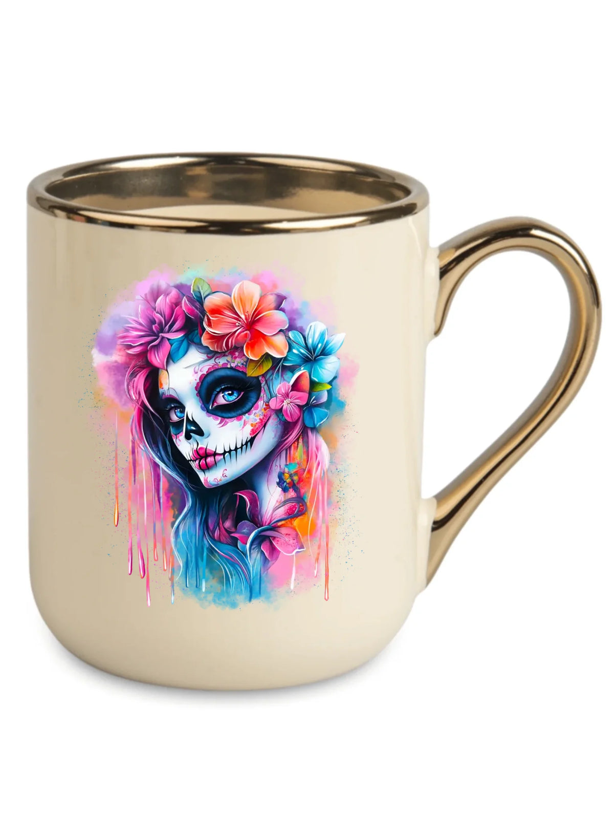 Kubek elegant na Halloween - La Muerte HL05