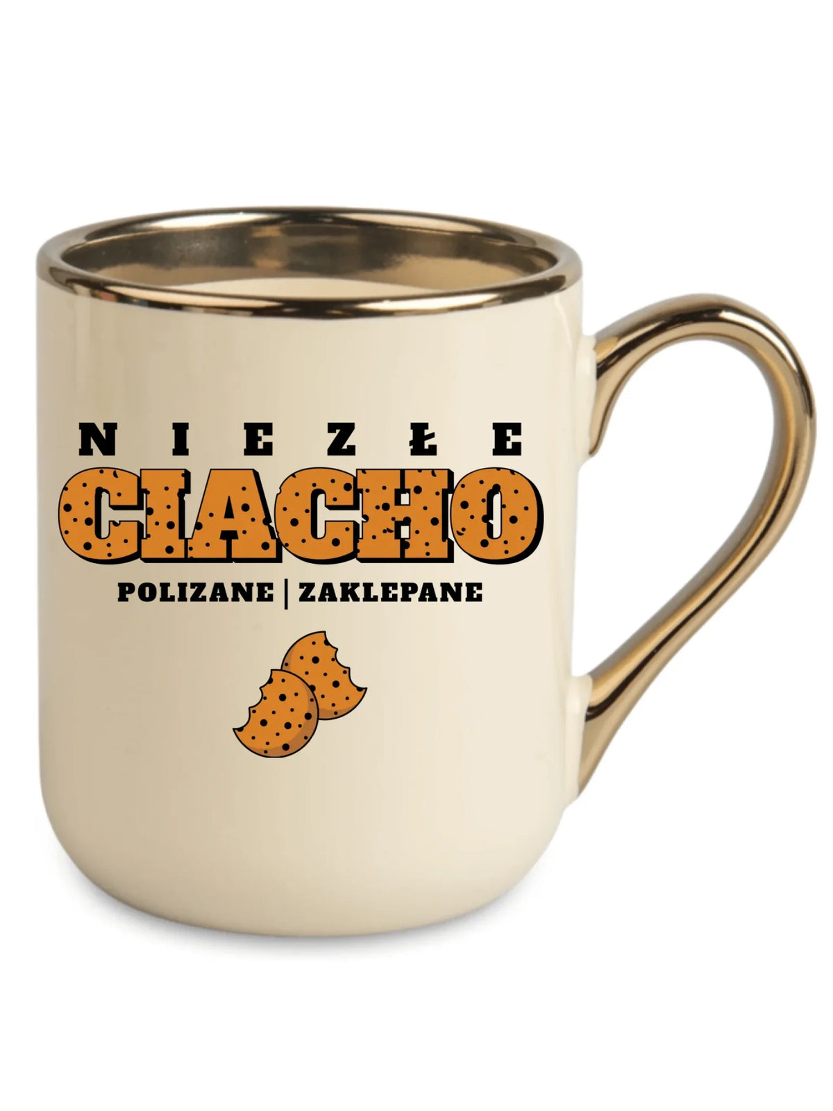 Kubek elegant - prezent dla chłopaka męża - Niezłe ciacho polizane zaklepane DCH30