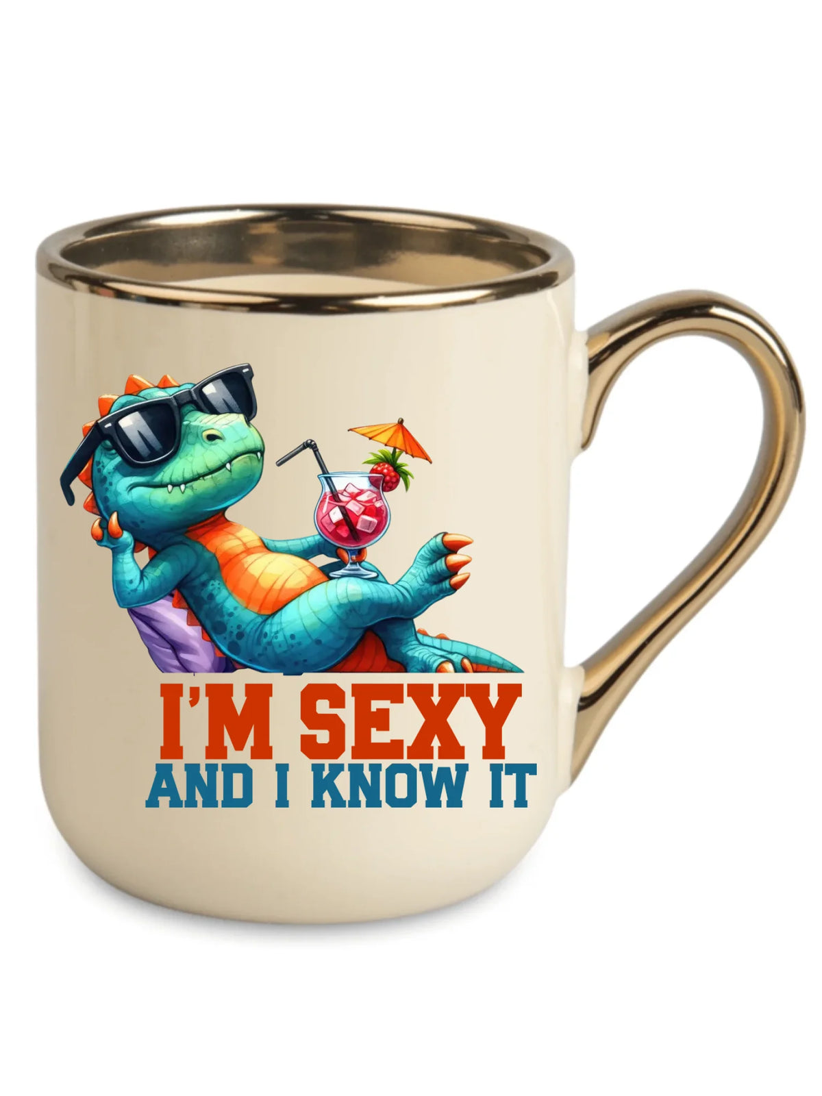 Kubek elegant - prezent dla chłopaka - I'm sexy - śmieszny nadruk DCH28