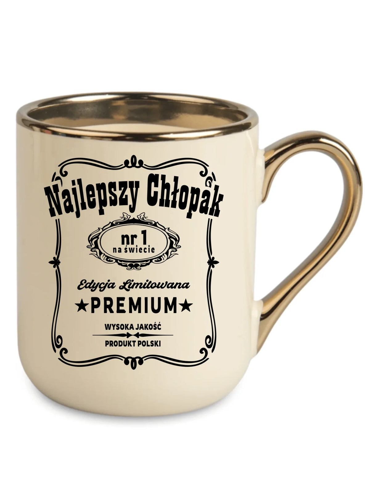 Kubek elegant - prezent dla chłopaka - Najlepszy chłopak na świecie DCH20