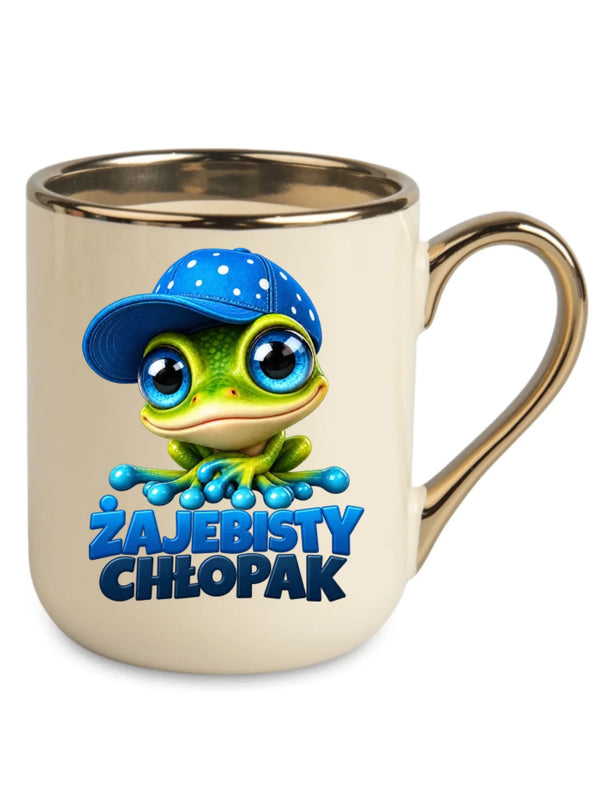 Kubek elegant - Żajebisty Chłopak - personalizowany DCH01