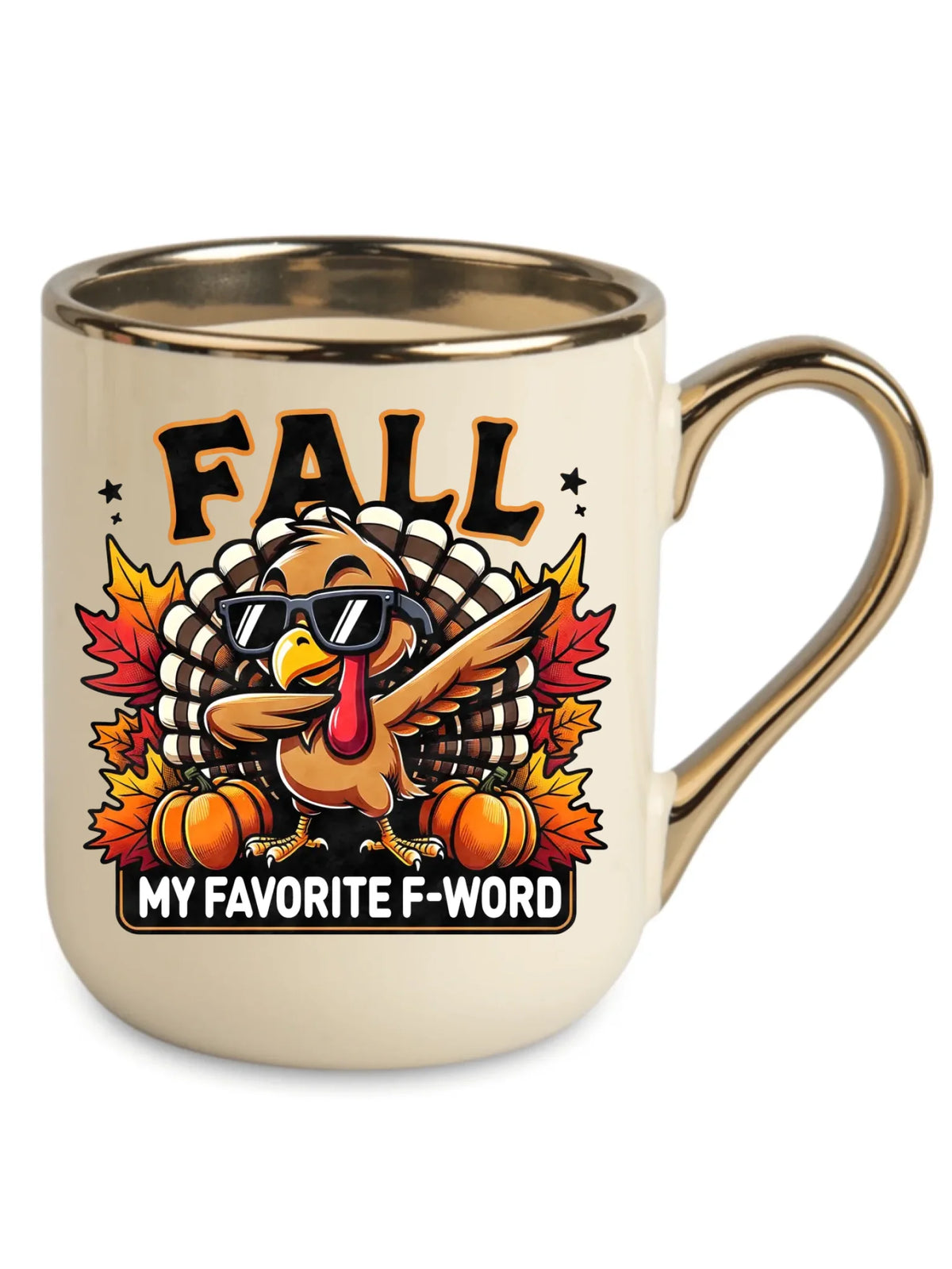 Kubek elegant jesienny - FALL my favorite F-word JS11