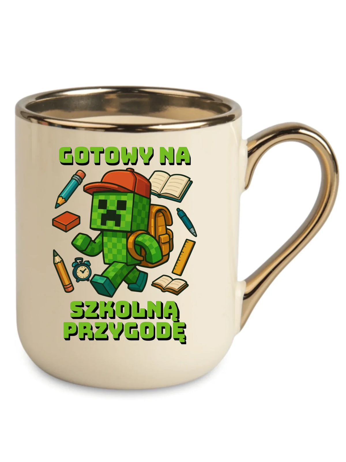 Kubek elegant szkoła - Gotowy na szkołę - gamer do szkoły - SZ13