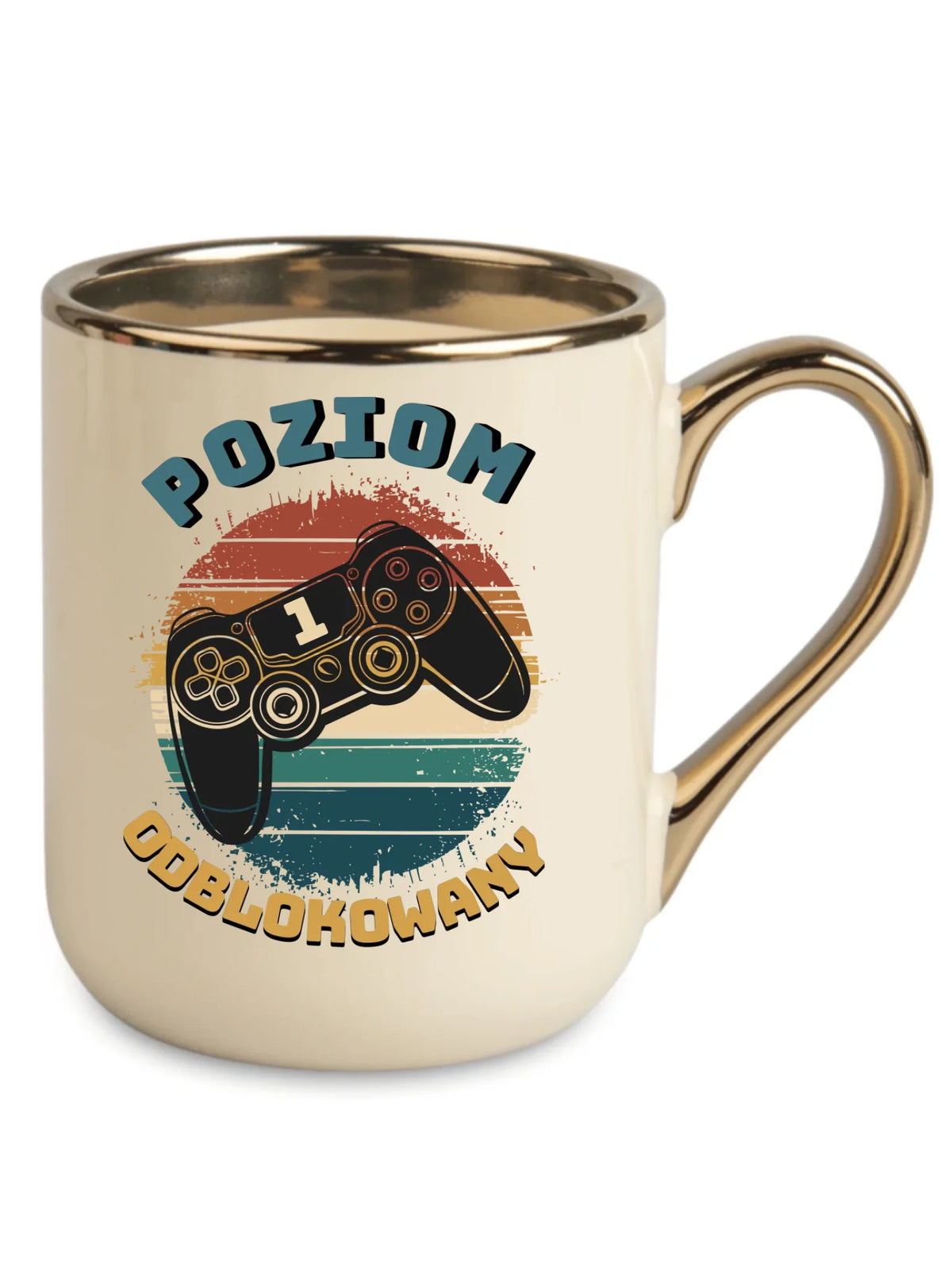 Kubek elegant - Poziom odblokowany - gamer do szkoły - personalizowany SZ01