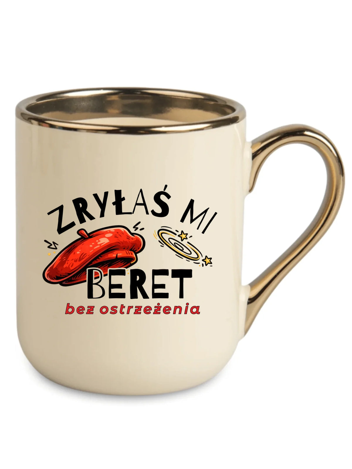 Kubek elegant - Zryłaś mi beret DZ34