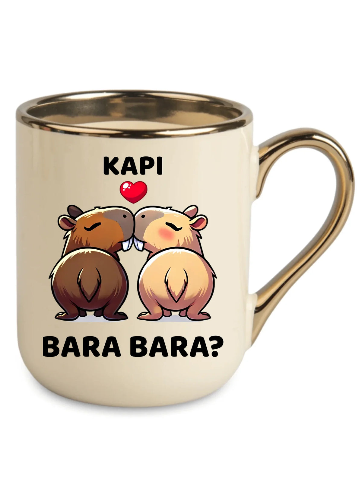 Kubek elegant dla par - Kapibara bara bara W86