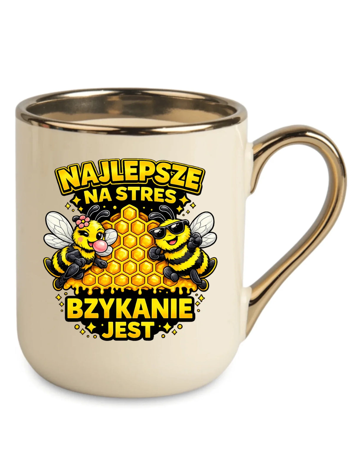 Kubek elegant dla par - Najlepsze na stres bzykanie jest W79