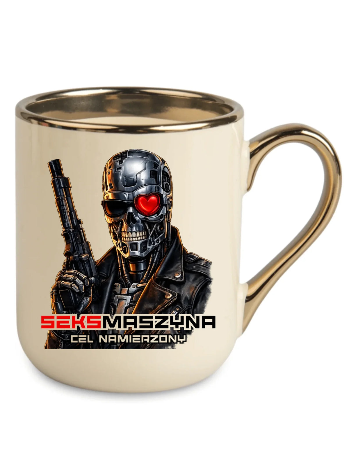 Kubek elegant dla faceta - Cyborg z sercem Seks maszyna DCH32