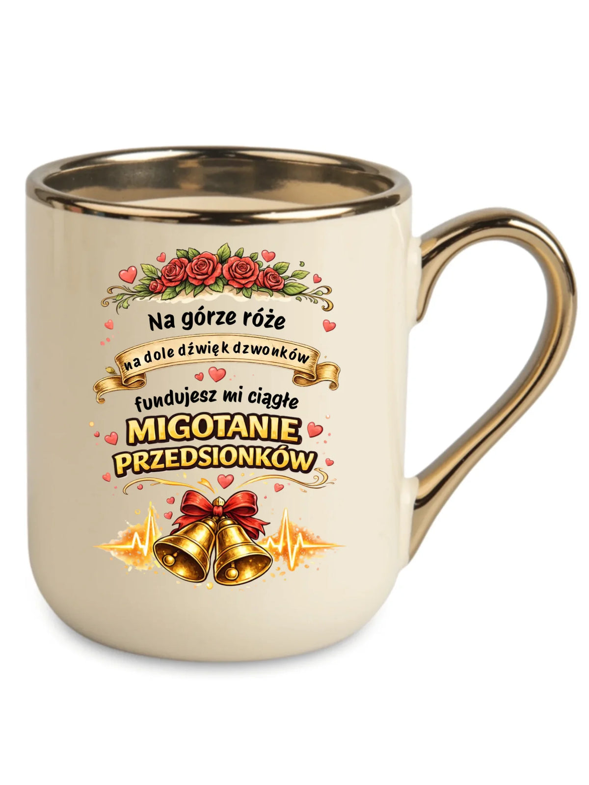 Kubek elegant dla par - Fundujesz mi ciągłe migotanie przedsionków W71
