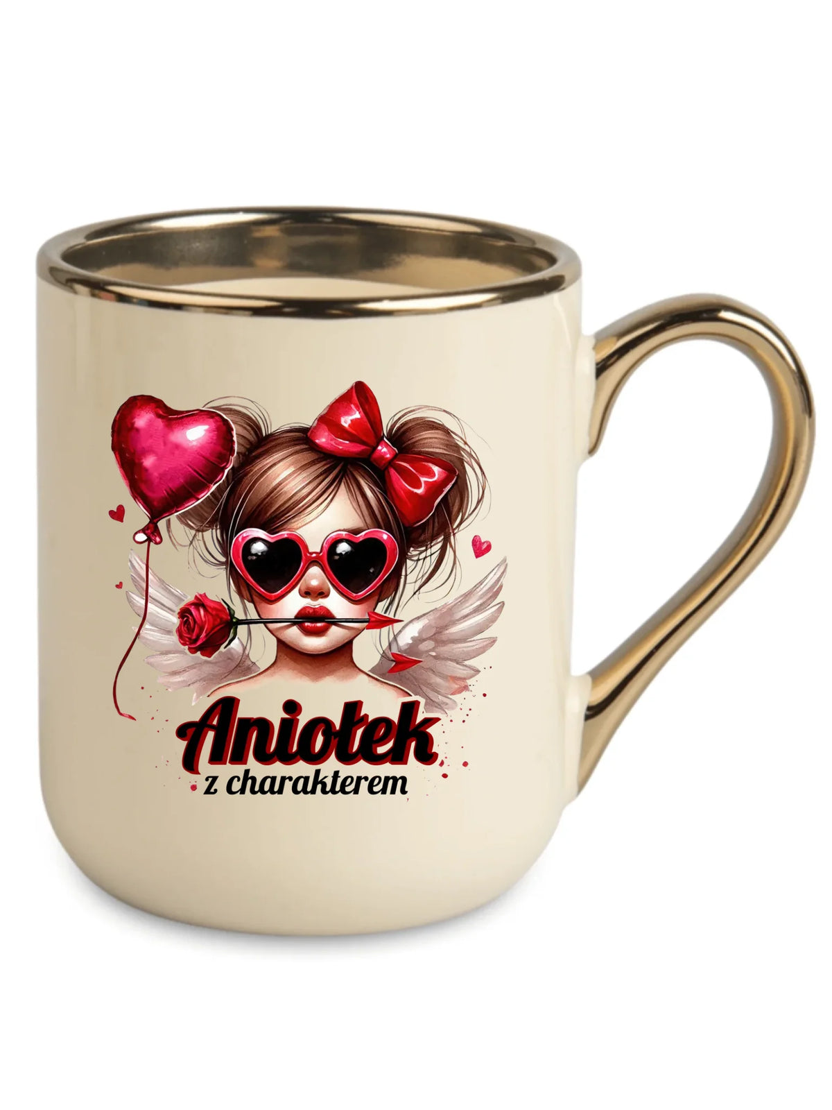 Kubek elegant - Aniołek z charakterem W58
