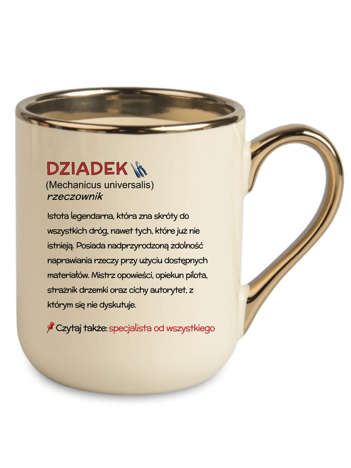 Kubek elegant dla dziadka - Dziadek śmieszna definicja D43