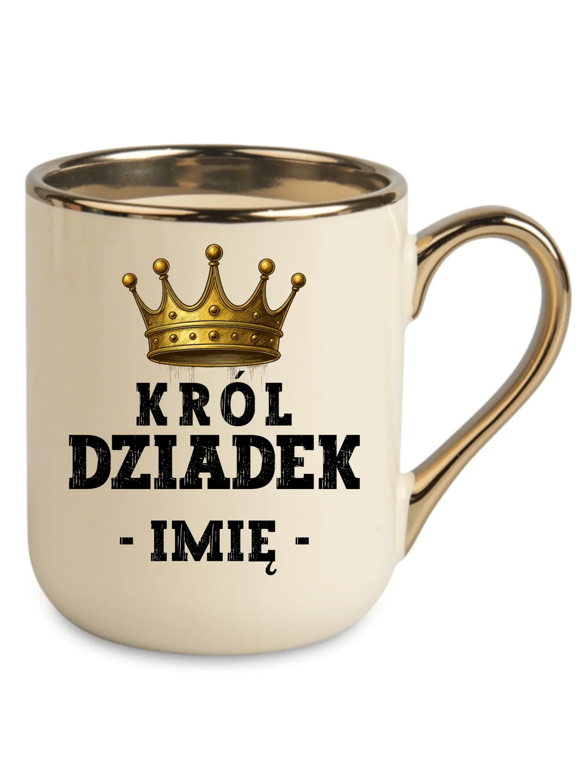 Kubek elegant dla dziadka - Król Dziadek - personalizowany D17
