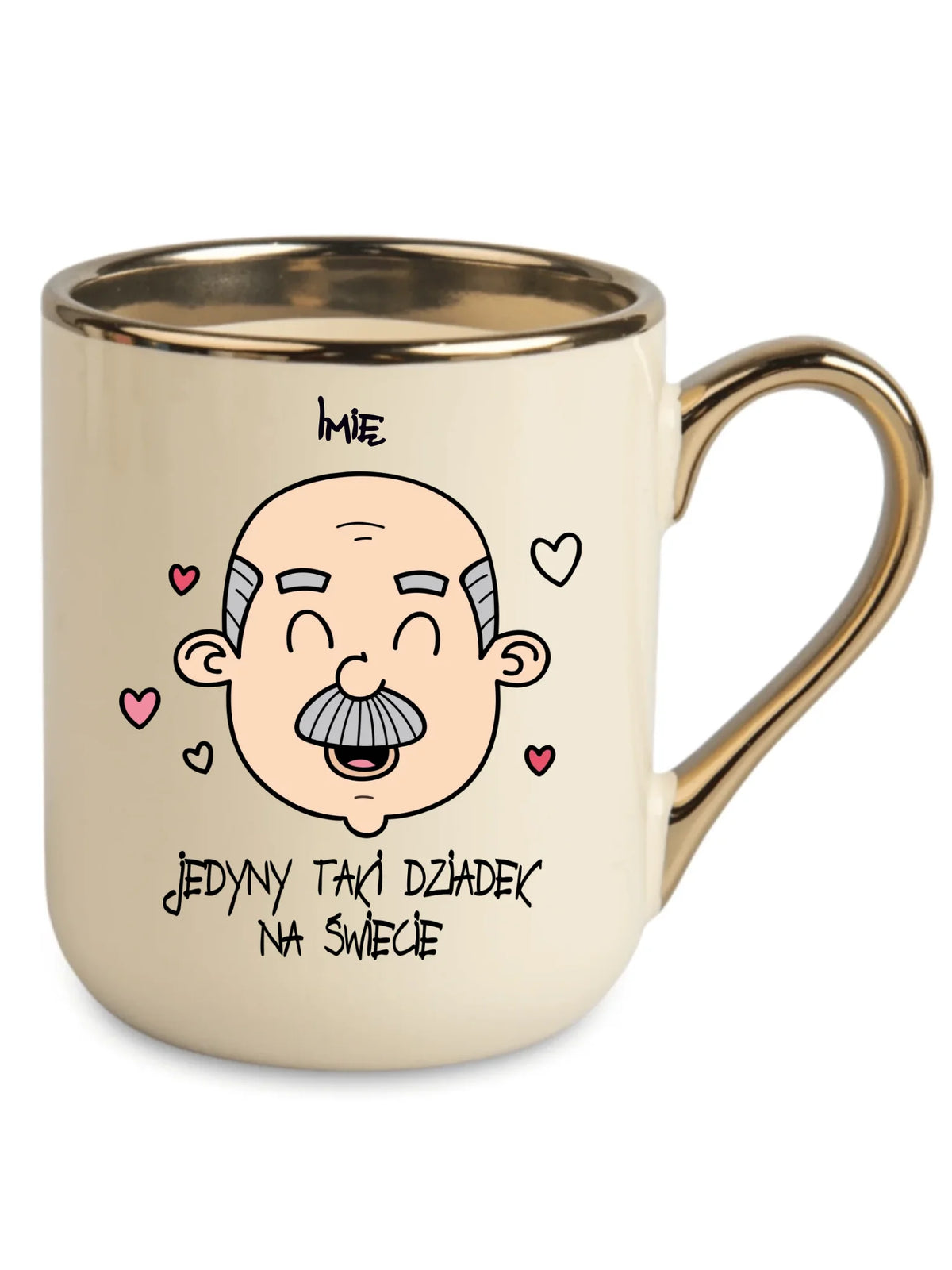 Kubek elegant dla dziadka - Jedyny taki dziadek na świecie - personalizowany D15