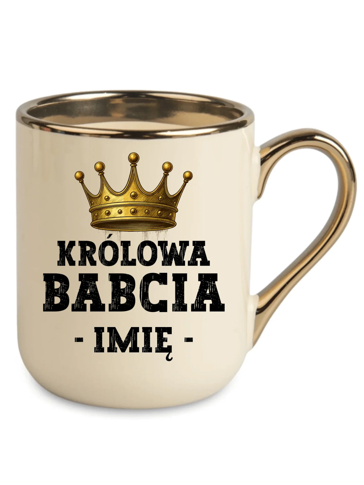 Kubek elegant dla babci - Królowa Babcia - personalizowany B17