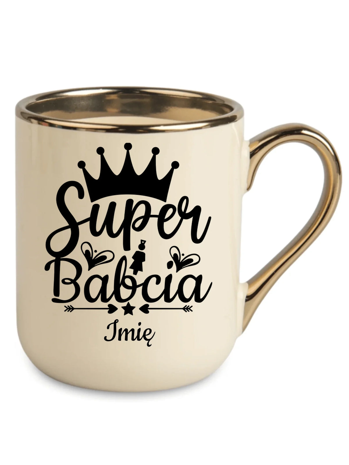 Kubek elegant dla babci - Super Babcia - personalizowany B03
