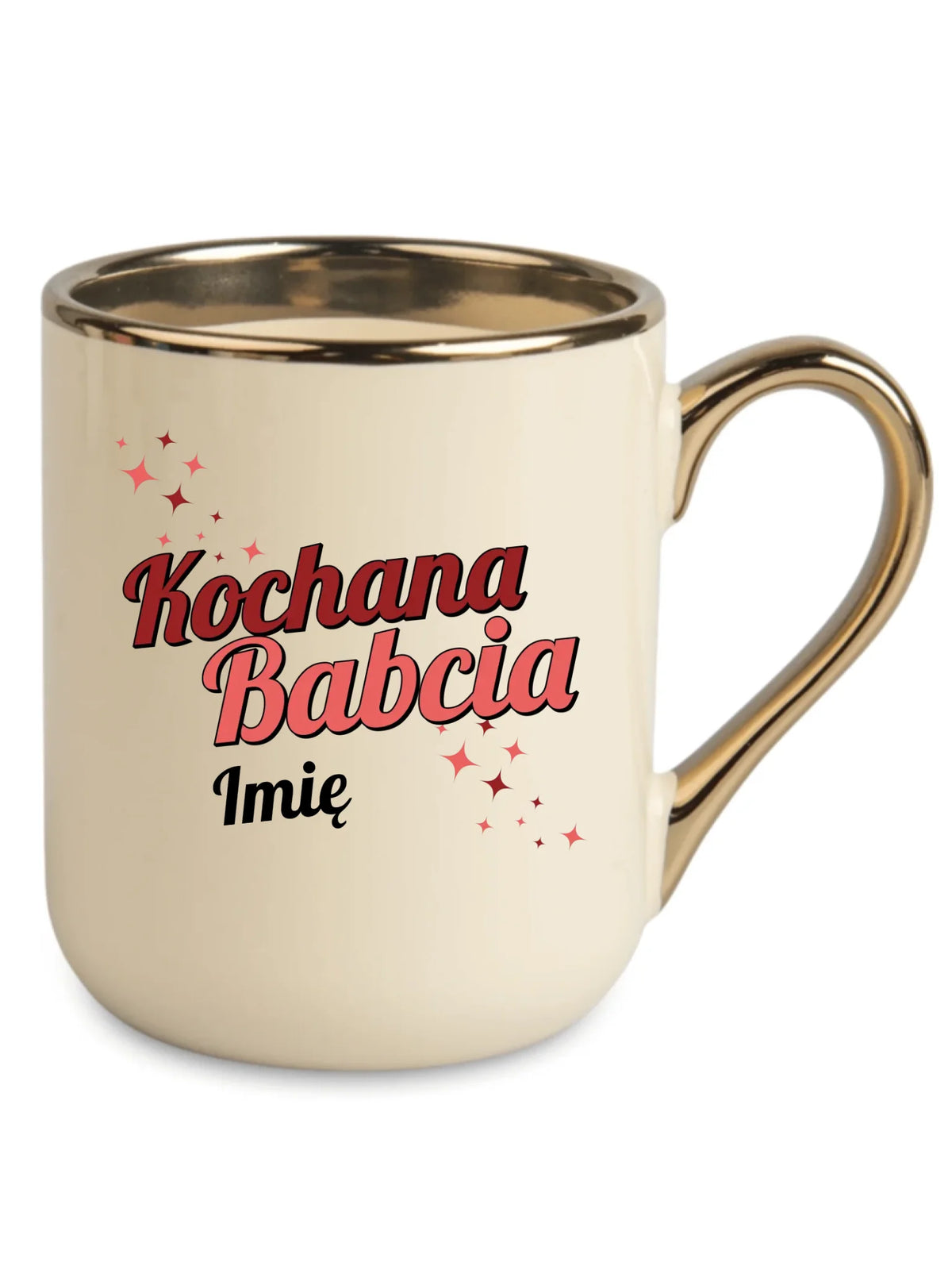Kubek elegant dla babci - Kochana Babcia - personalizowany B05