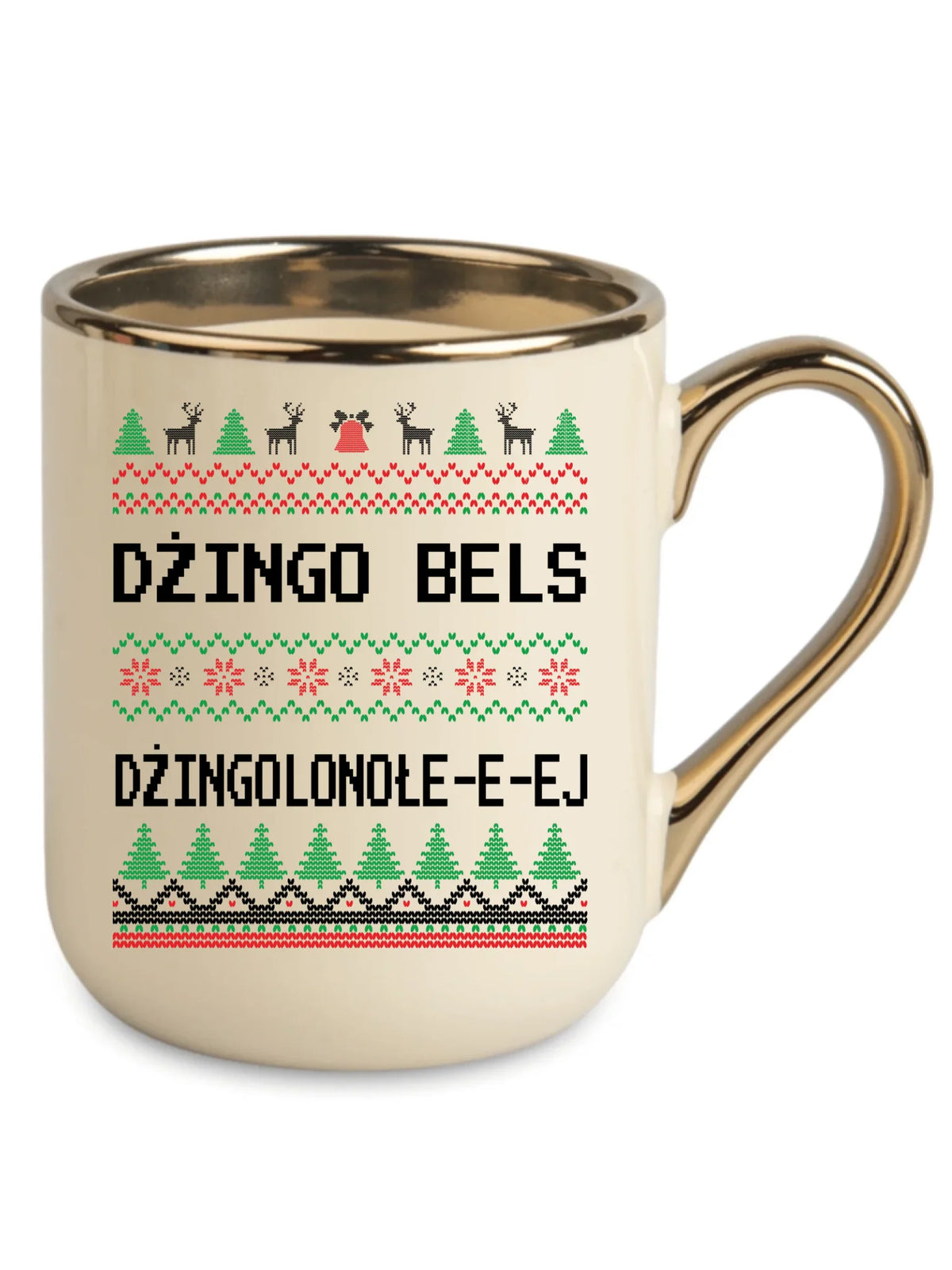Kubek elegant świąteczny - prezent na Święta - Dżingo bels BN11