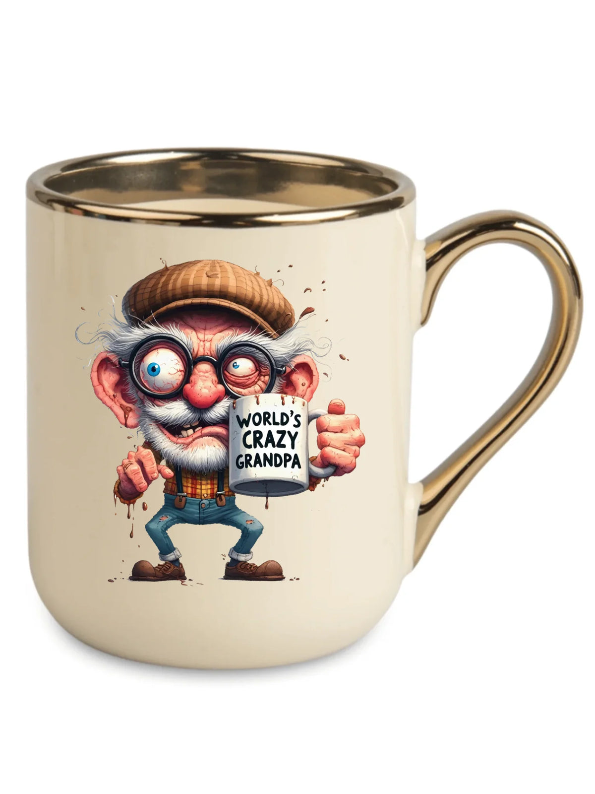 Kubek elegant dla dziadka - Crazy grandpa D38