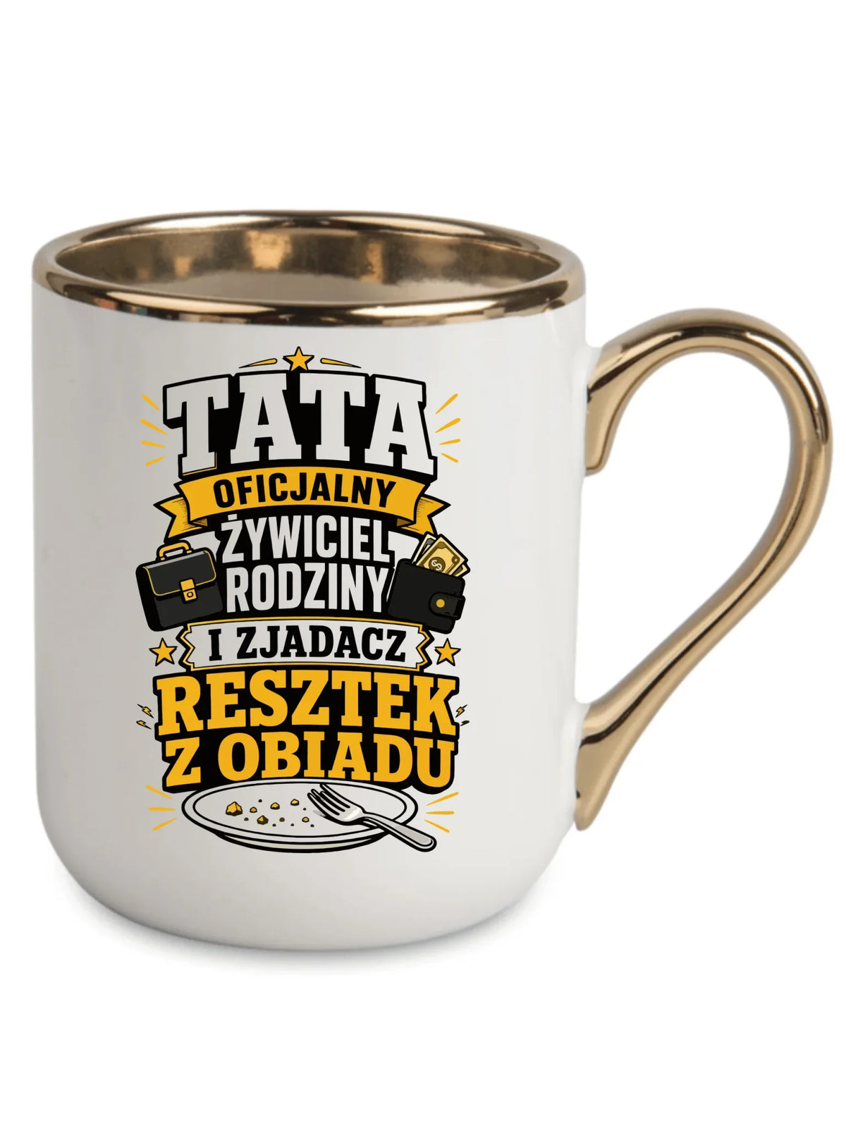 Kubek elegant dla taty - Tata oficjalny żywiciel rodziny DT34