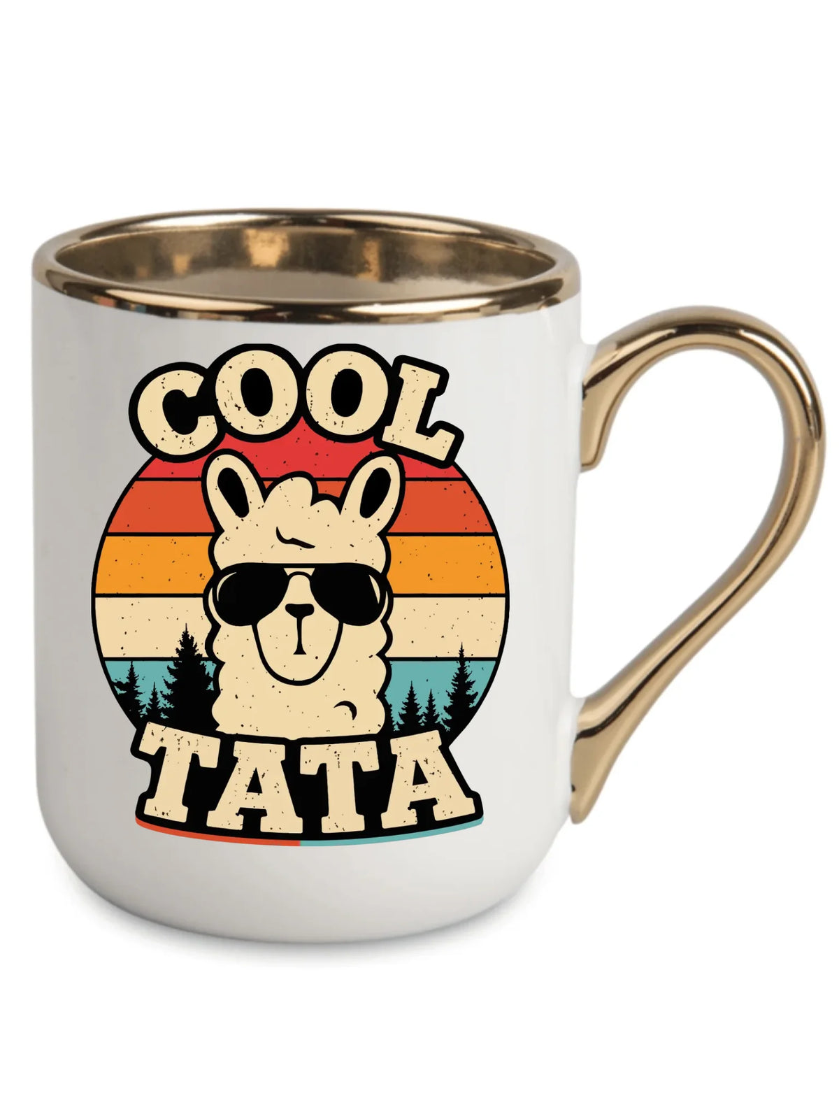 Kubek elegant dla taty - Lama w okularach Cool tata DT04