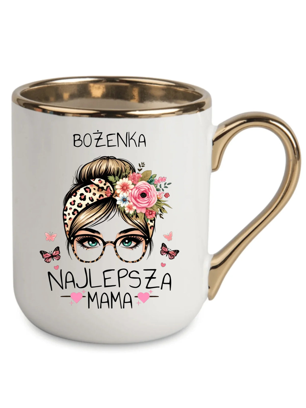 Kubek elegant dla mamy - Najlepsza mama - personalizowany DM37