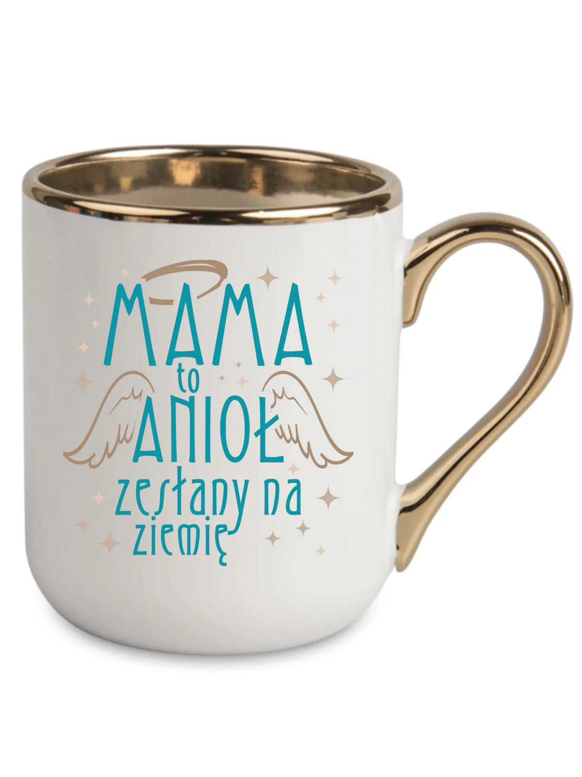Kubek elegant dla mamy - Mama to anioł zesłany na ziemię DM30