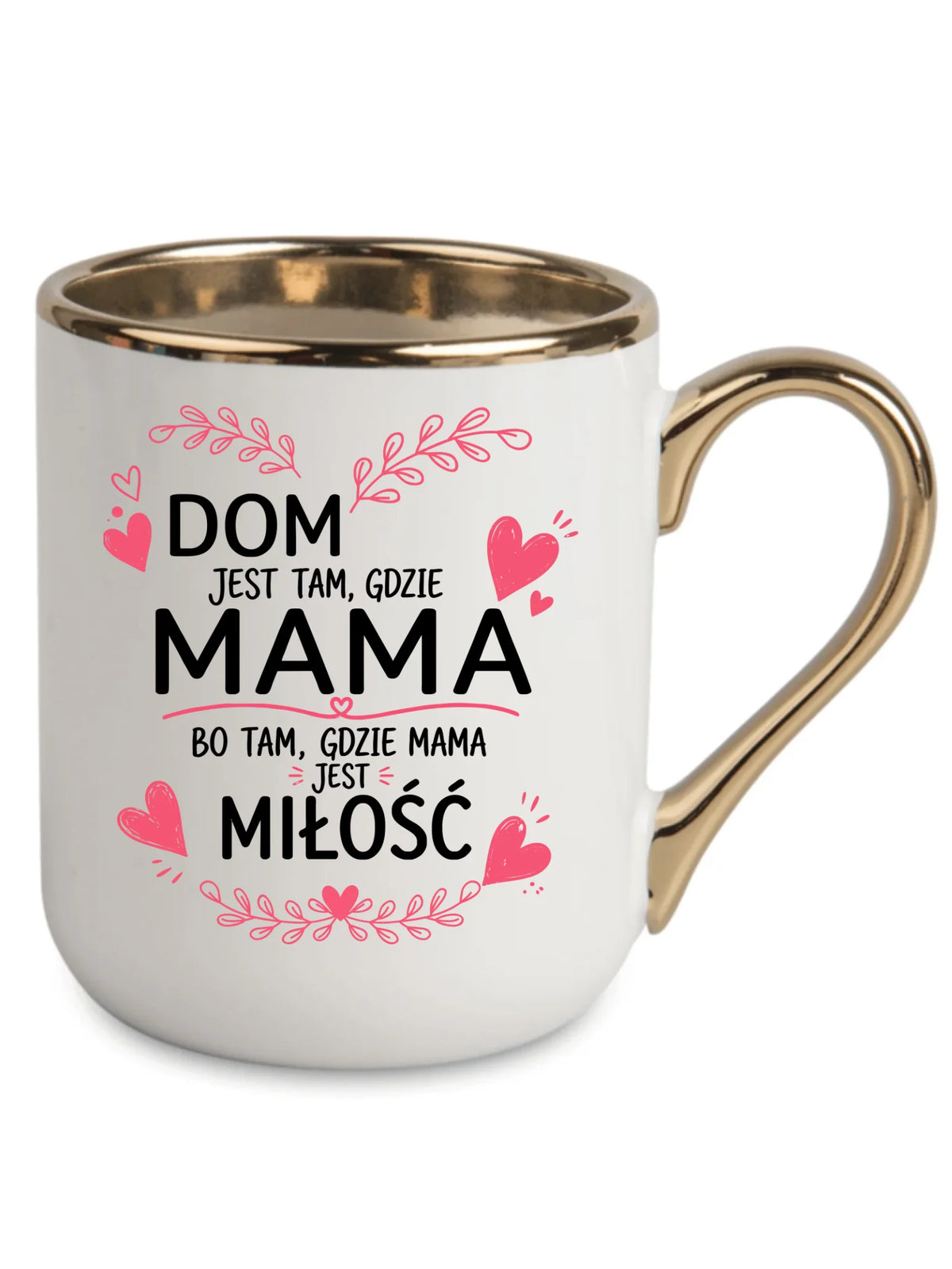Kubek elegant dla mamy - Dom jest tam gdzie mama DM31