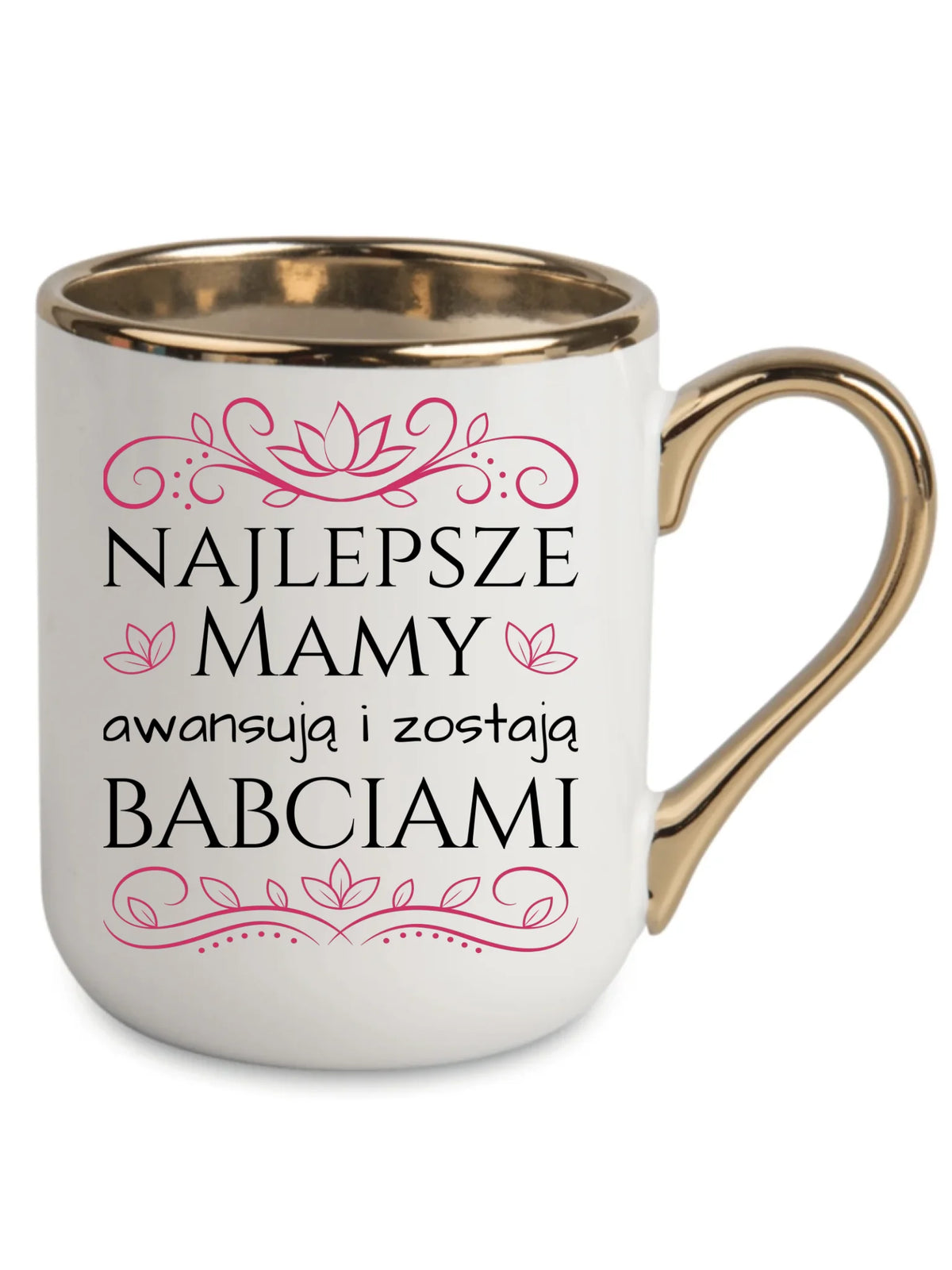 Kubek elegant dla mamy - przyszłej babci - Najlepsze mamy awansują i zostają babciami DM26