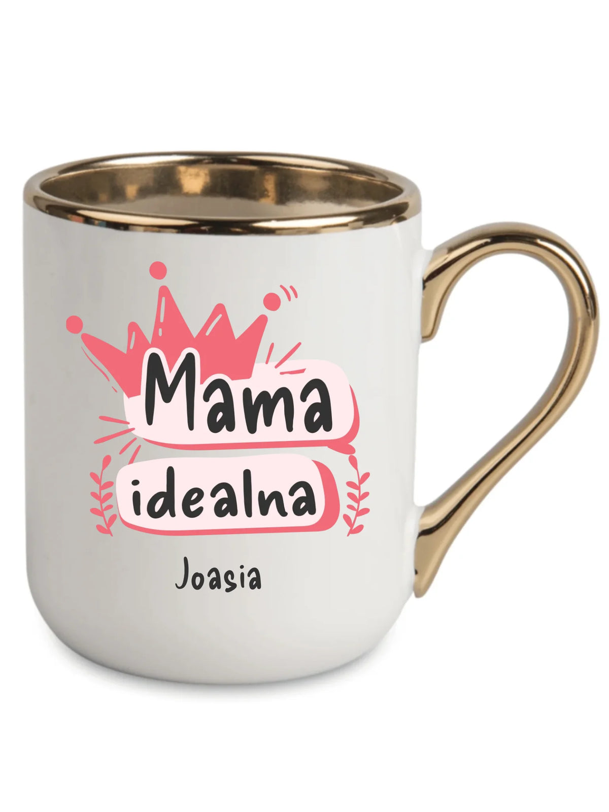 Kubek elegant dla mamy - Mama idealna - personalizowany DM23