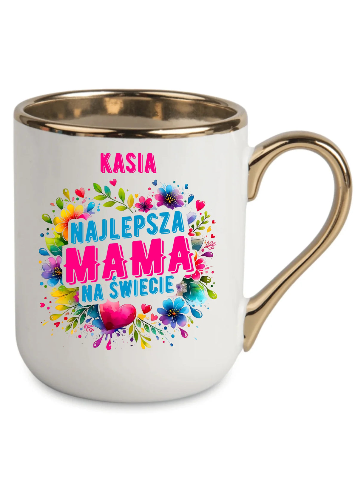 Kubek elegant dla mamy - Najlepsza Mama - personalizowany DM15