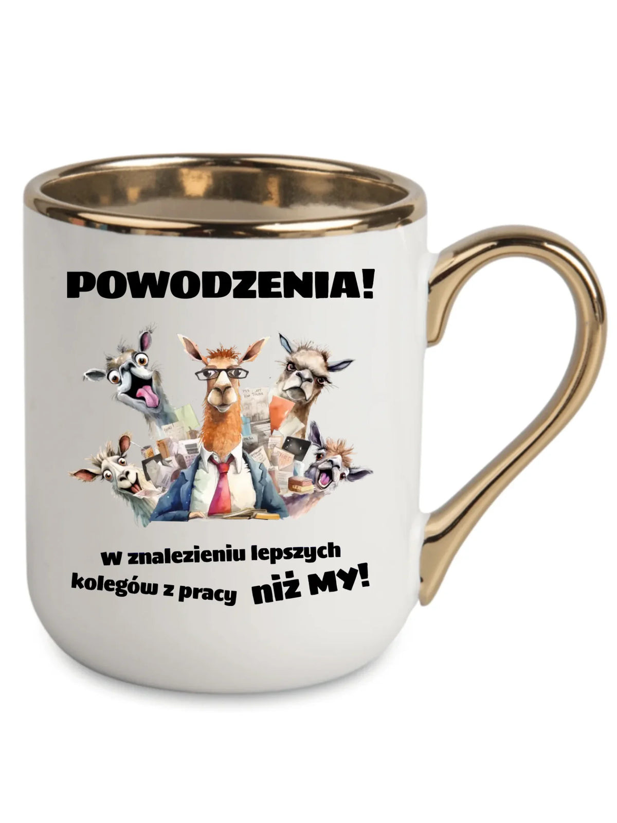 Kubek elegant na odejście z pracy - Powodzenia w znalezieniu lepszych kolegów OP08
