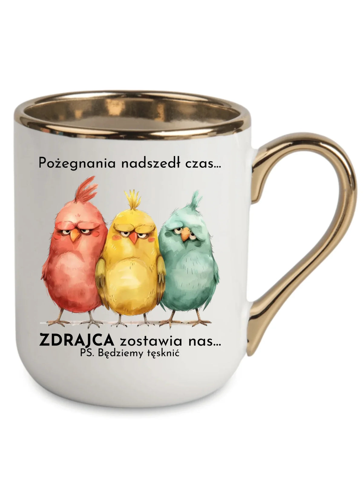 Kubek elegant na odejście z pracy - Pożegnania nadszedł czas OP05