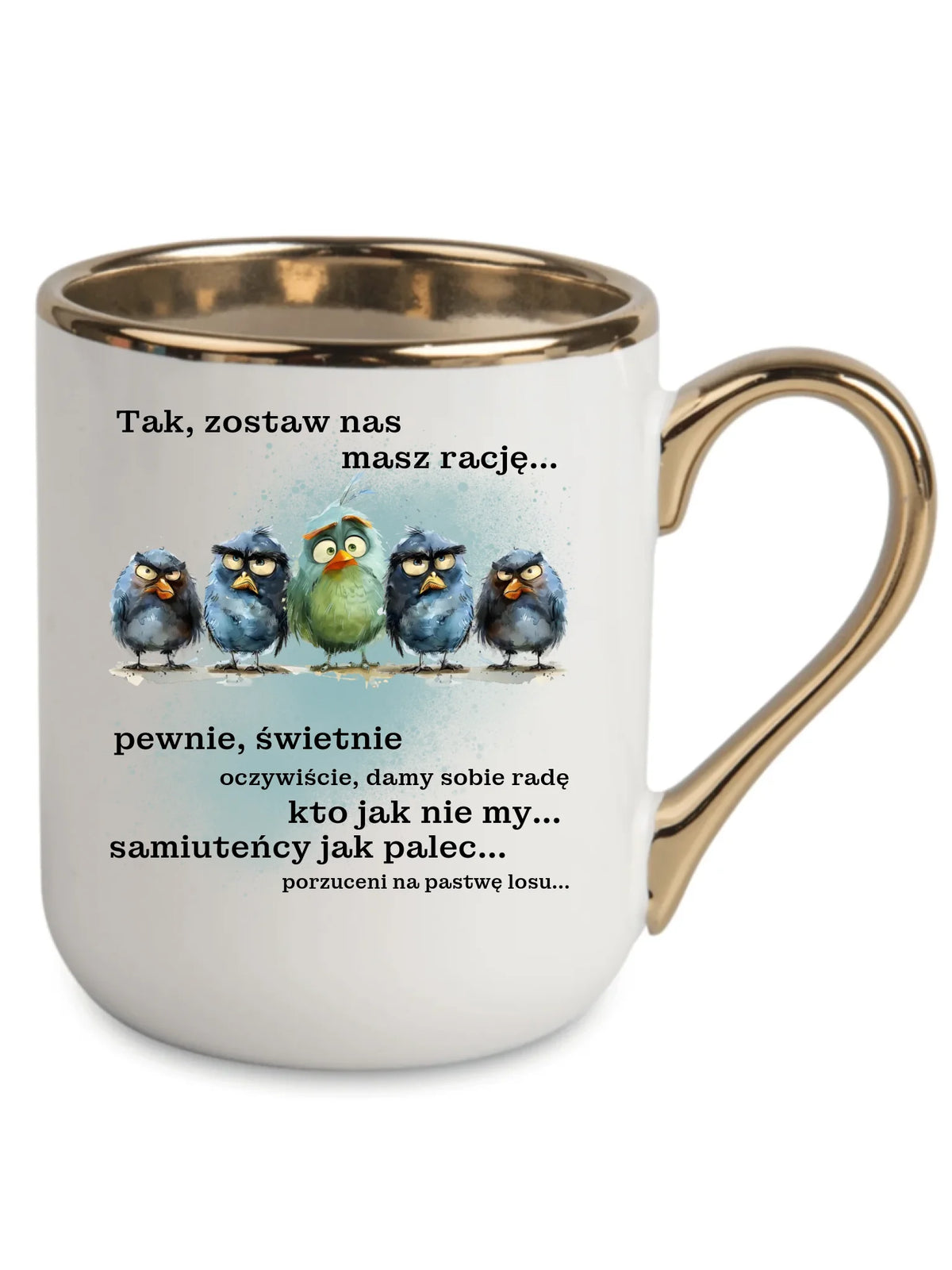 Kubek elegant na odejście z pracy - Tak, zostaw nas OP06