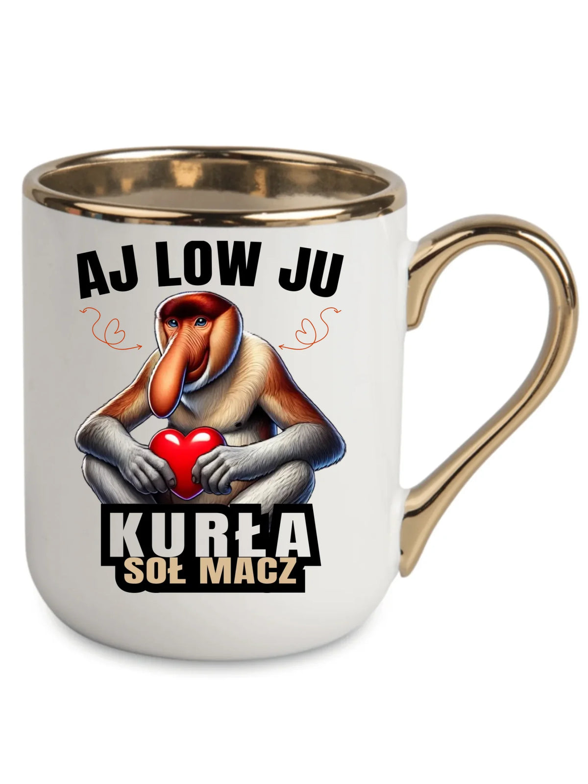Kubek elegant dla par - Janusz nosacz - Aj low ju kurła W26