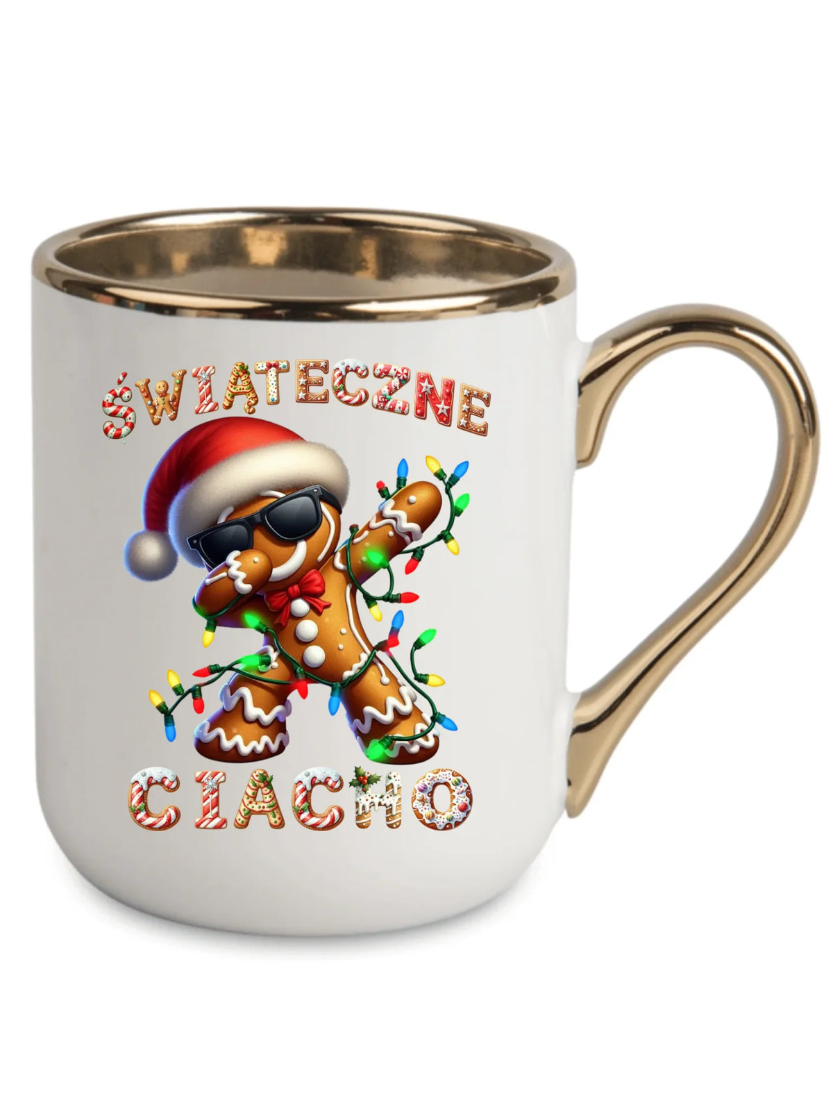 Kubek elegant świąteczny - Świąteczne Ciacho BN25