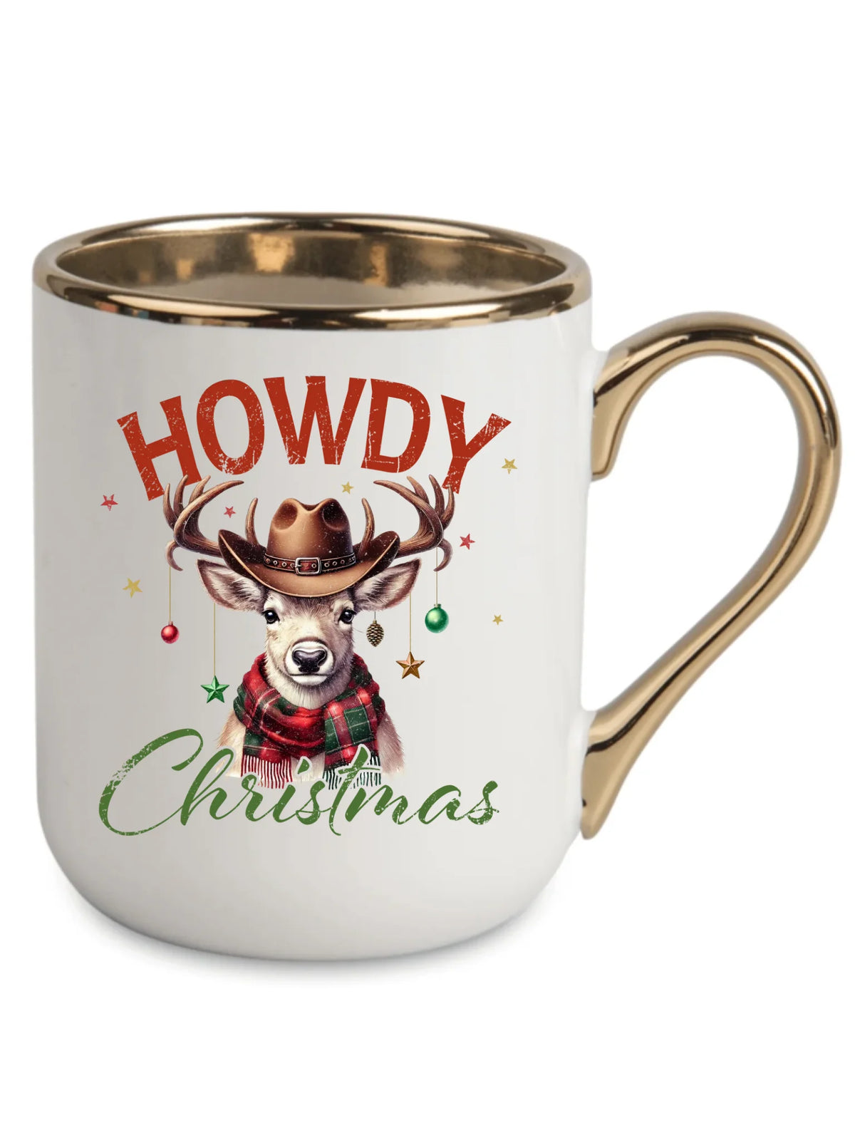 Kubek elegant świąteczny - Howdy Christmas BN54