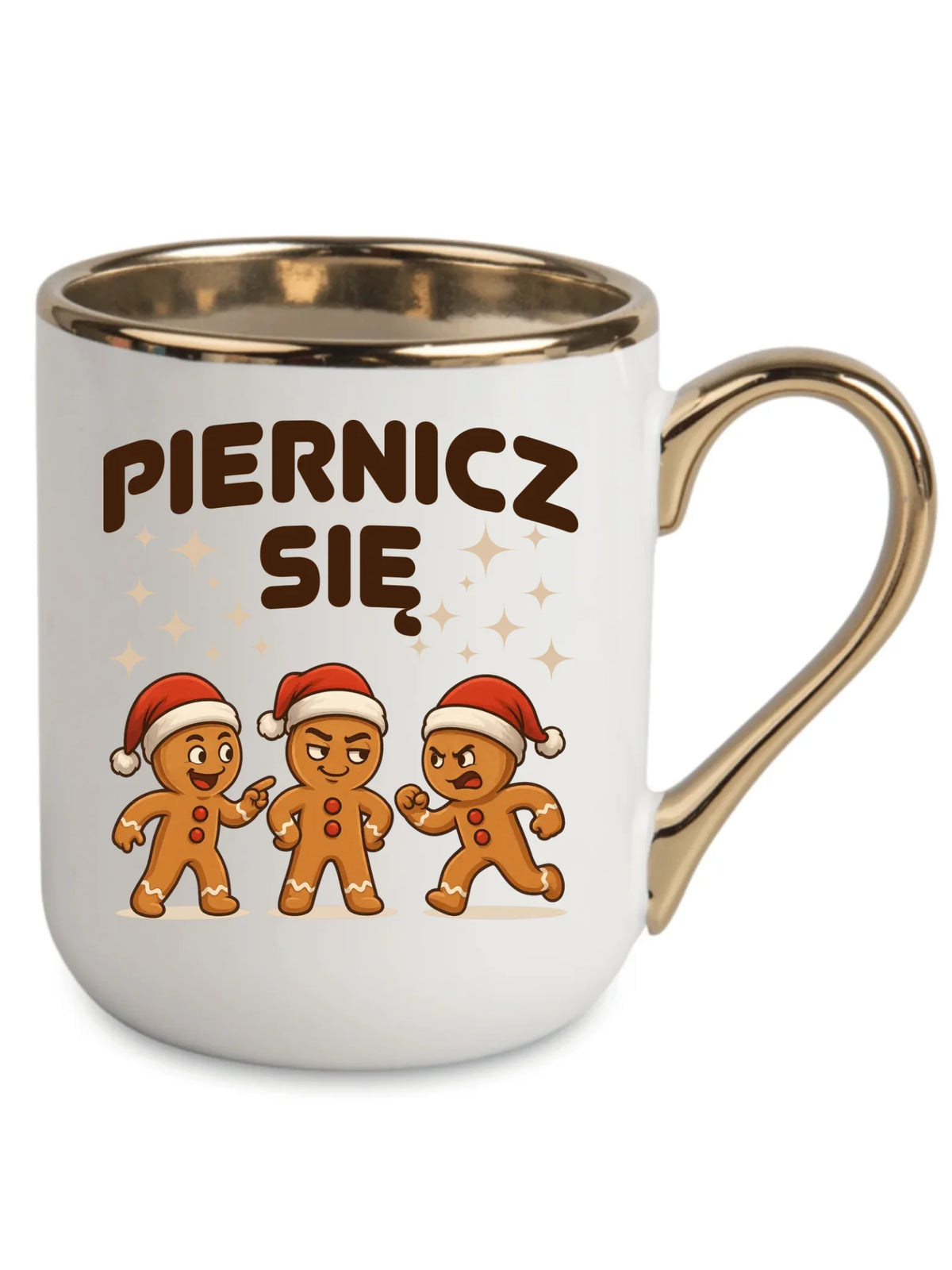 Kubek elegant świąteczny - Piernicz się BN149