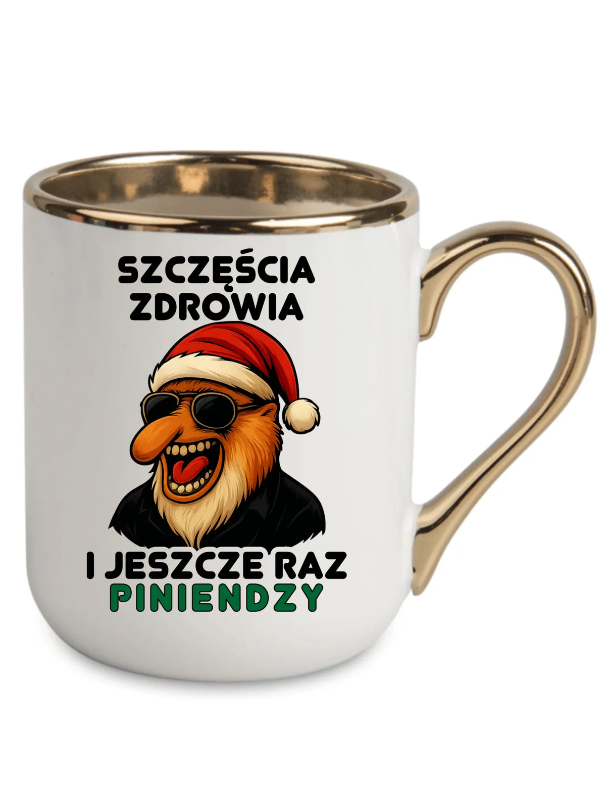 Kubek elegant świąteczny - Janusz Nosacz - I jeszcze raz piniendzy BN111