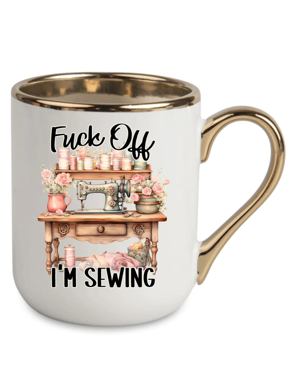 Kubek elegant szyciowy dla krawcowej - Fck off im sewing HS16