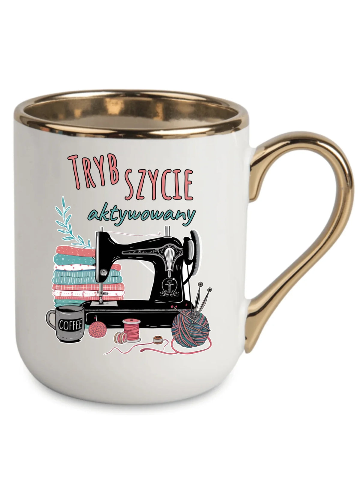 Kubek elegant szyciowy dla krawcowej - Tryb szycie aktywowany HS06
