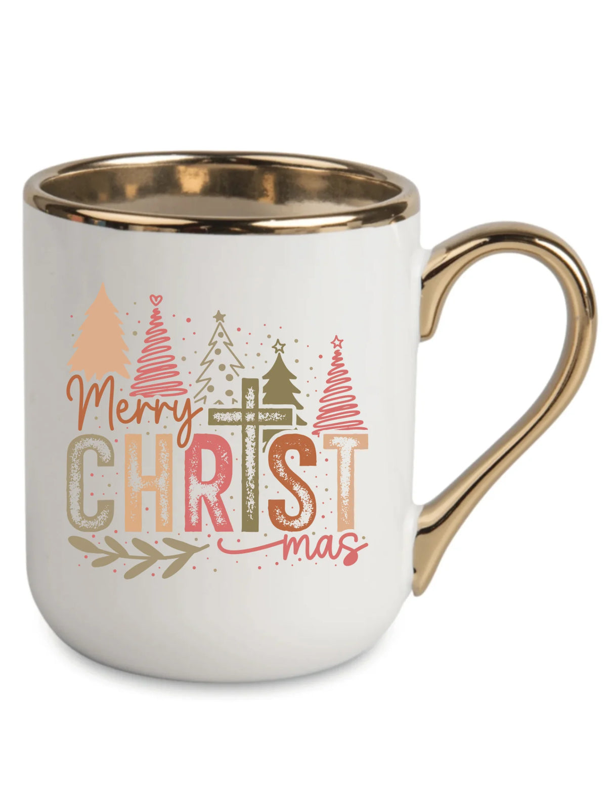 Kubek elegant świąteczny - Merry Christmas BN01